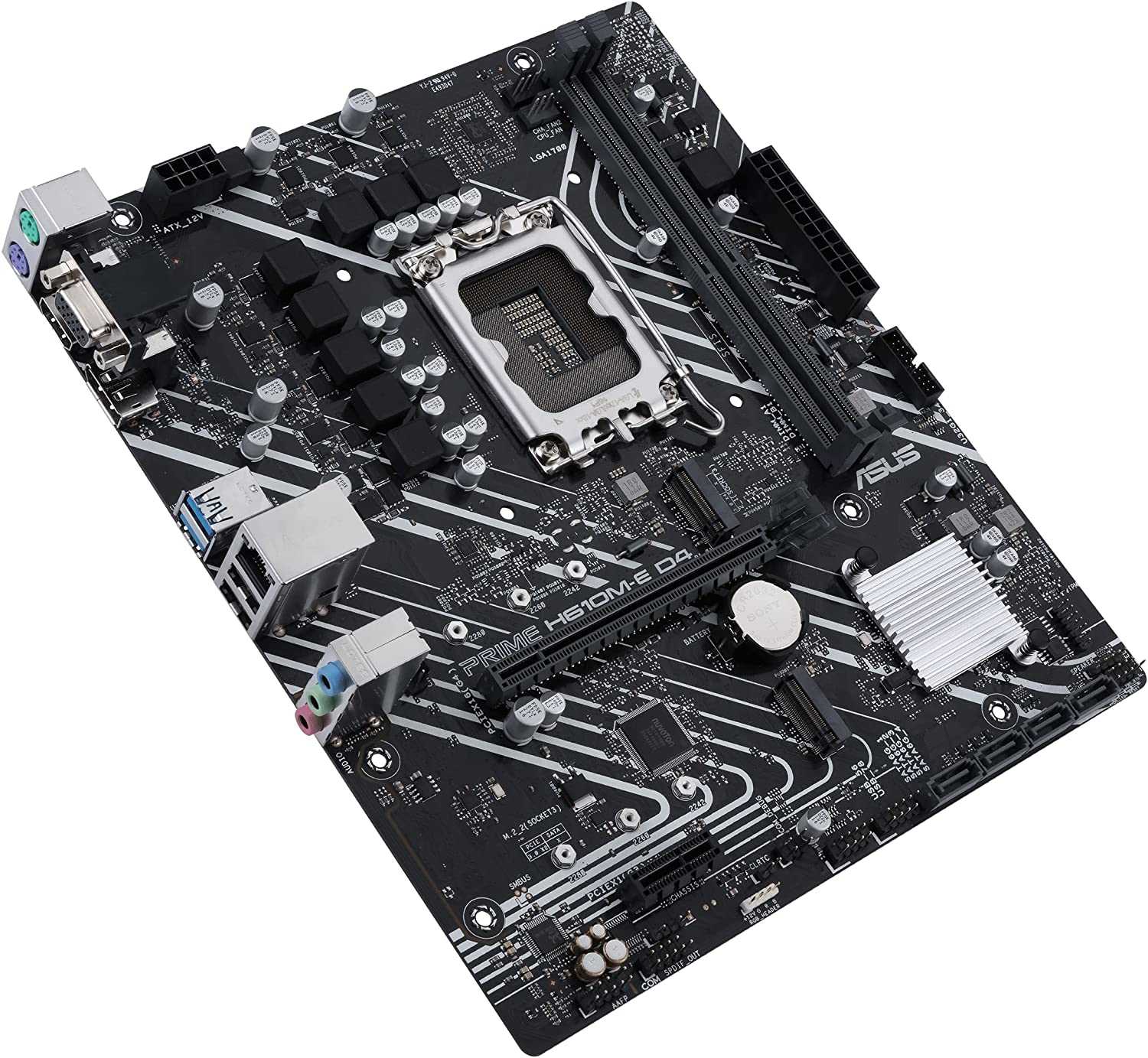 Asus PRIME H610M-E D4 Motherboard For Intel 12th Gen Processors - LGA1700 Socket - Image 4