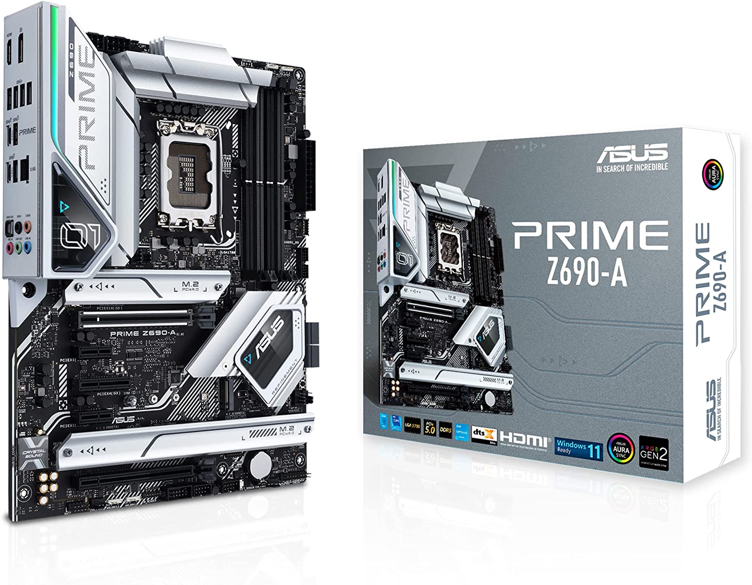 Asus PRIME Z690-A Motherboard for Intel 12th Gen Processors - LGA1700 Socket