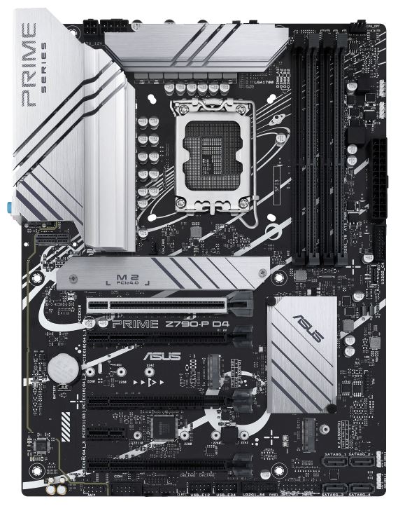 Asus PRIME Z790-P D4-CSM Motherboard for Intel 13th and 12th Gen Processors - LGA1700 Socket