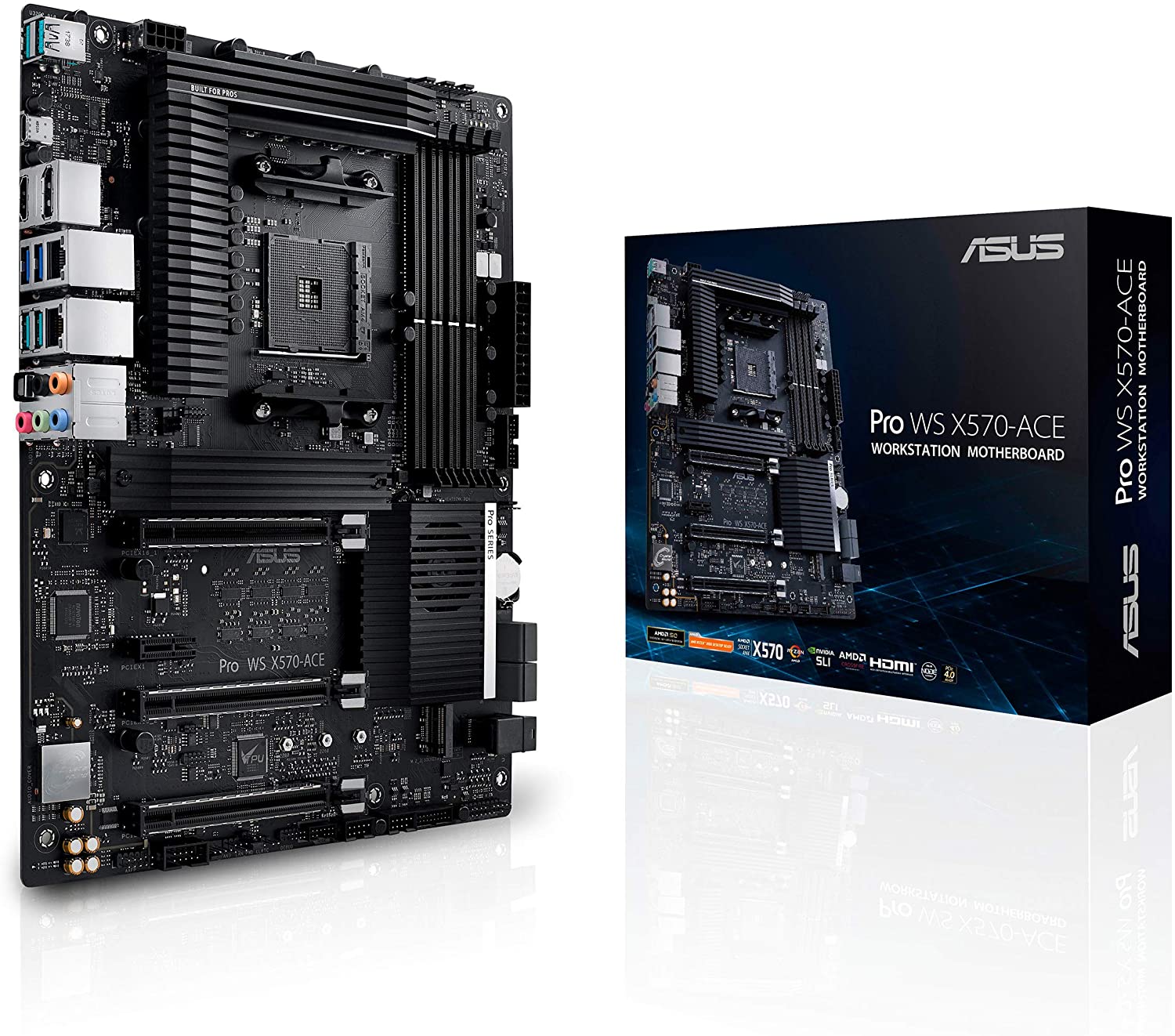 Asus Pro WS X570-ACE ATX Motherboard - AM4 Socket