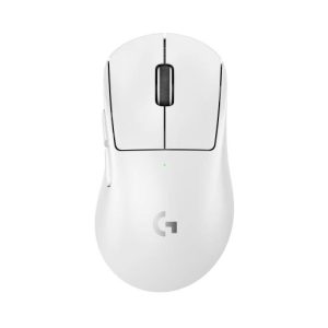 Logitech G PRO X SUPERLIGHT 2 DEX LIGHTSPEED Wireless Gaming Mouse - 60g Pro-Grade Lightweight Mouse with 5 Programmable Buttons, 44k DPI Sensor, USB-C Charging, for PC/Mac (White)