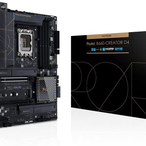 Asus ProArt B660-CREATOR D4 Motherboard for Intel 12th Gen Processors - LGA1700 Socket