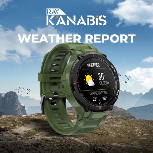 Just Corseca RAY K'ANAB!S Calling Watch cum Smart Watch (Green) - Image 2