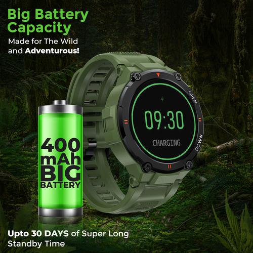 Just Corseca RAY K'ANAB!S Calling Watch cum Smart Watch (Green) - Image 4