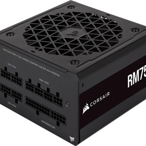 Corsair RM750e Fully Modular Low-Noise ATX Power Supply - ATX 3.0 & PCIe 5.0 Compliant - 105?C-Rated Capacitors - 80 Plus Gold Efficiency - Modern Standby Support - Black
