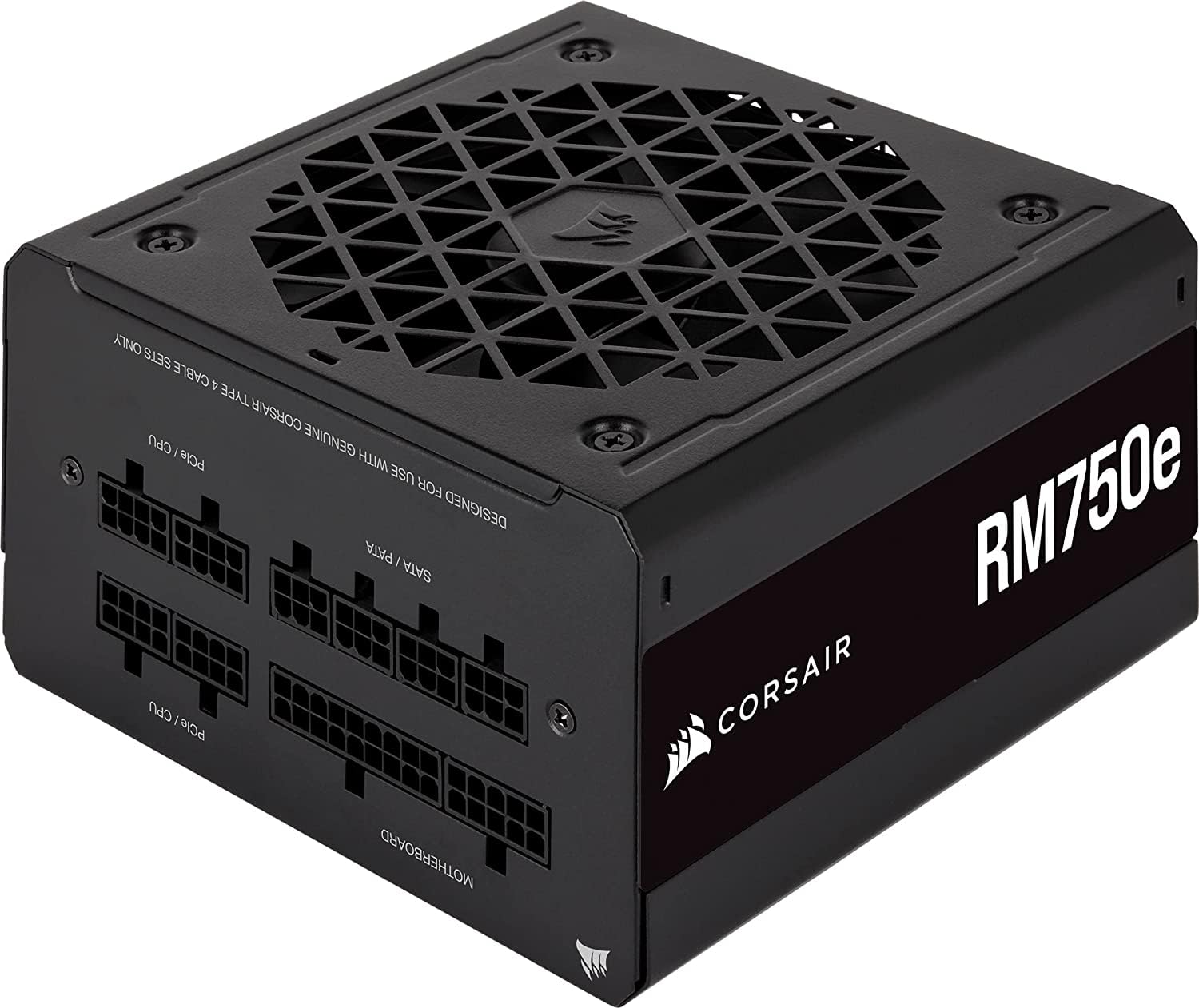 Corsair RM750e Fully Modular Low-Noise ATX Power Supply - ATX 3.0 & PCIe 5.0 Compliant - 105?C-Rated Capacitors - 80 Plus Gold Efficiency - Modern Standby Support - Black