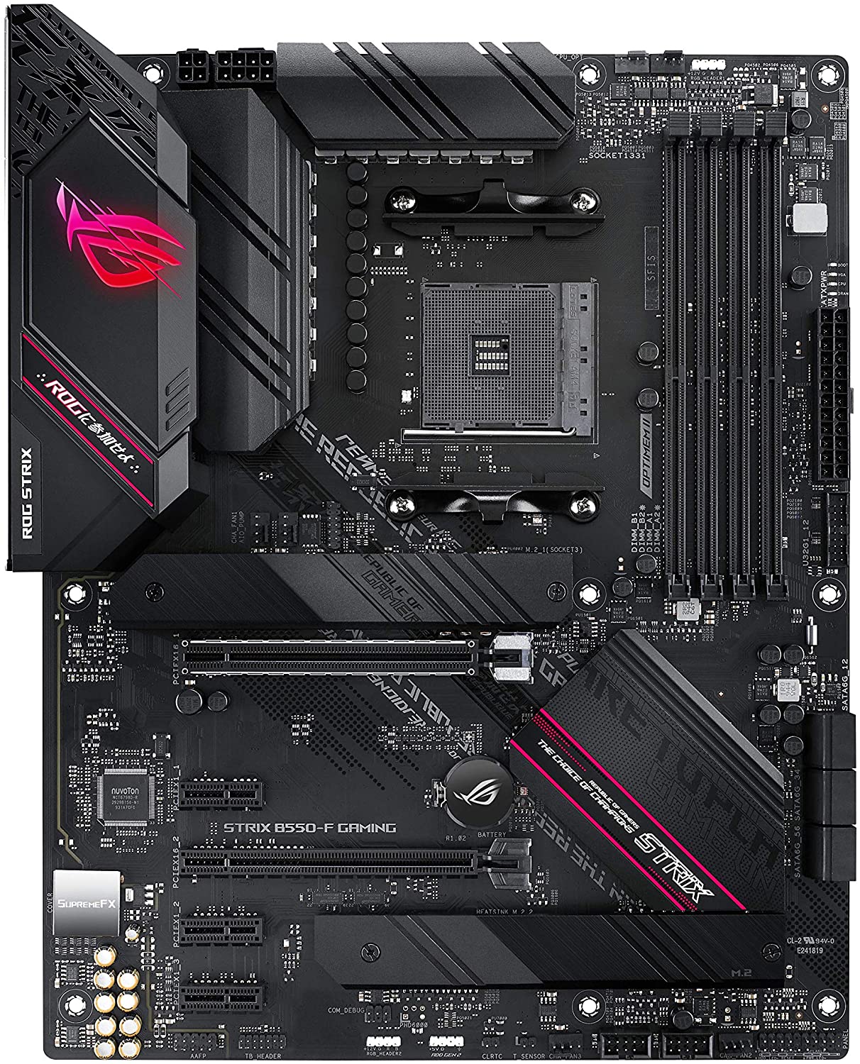Asus ROG STRIX B550-F GAMING Motherboard For AMD 5000/ 4000 G/ 3000/ 3rd Gen Ryzen Series Processors - AM4 Socket - Image 2
