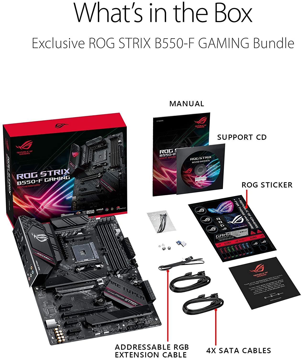 Asus ROG STRIX B550-F GAMING Motherboard For AMD 5000/ 4000 G/ 3000/ 3rd Gen Ryzen Series Processors - AM4 Socket - Image 5