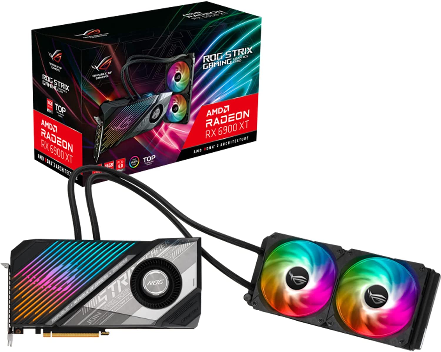 Asus ROG Strix LC Radeon RX 6900 XT 16GB GDDR6 256-Bit Dual Fan Graphics Card (ROG-STRIX-LC-RX6900XT-T16G-GAMING)