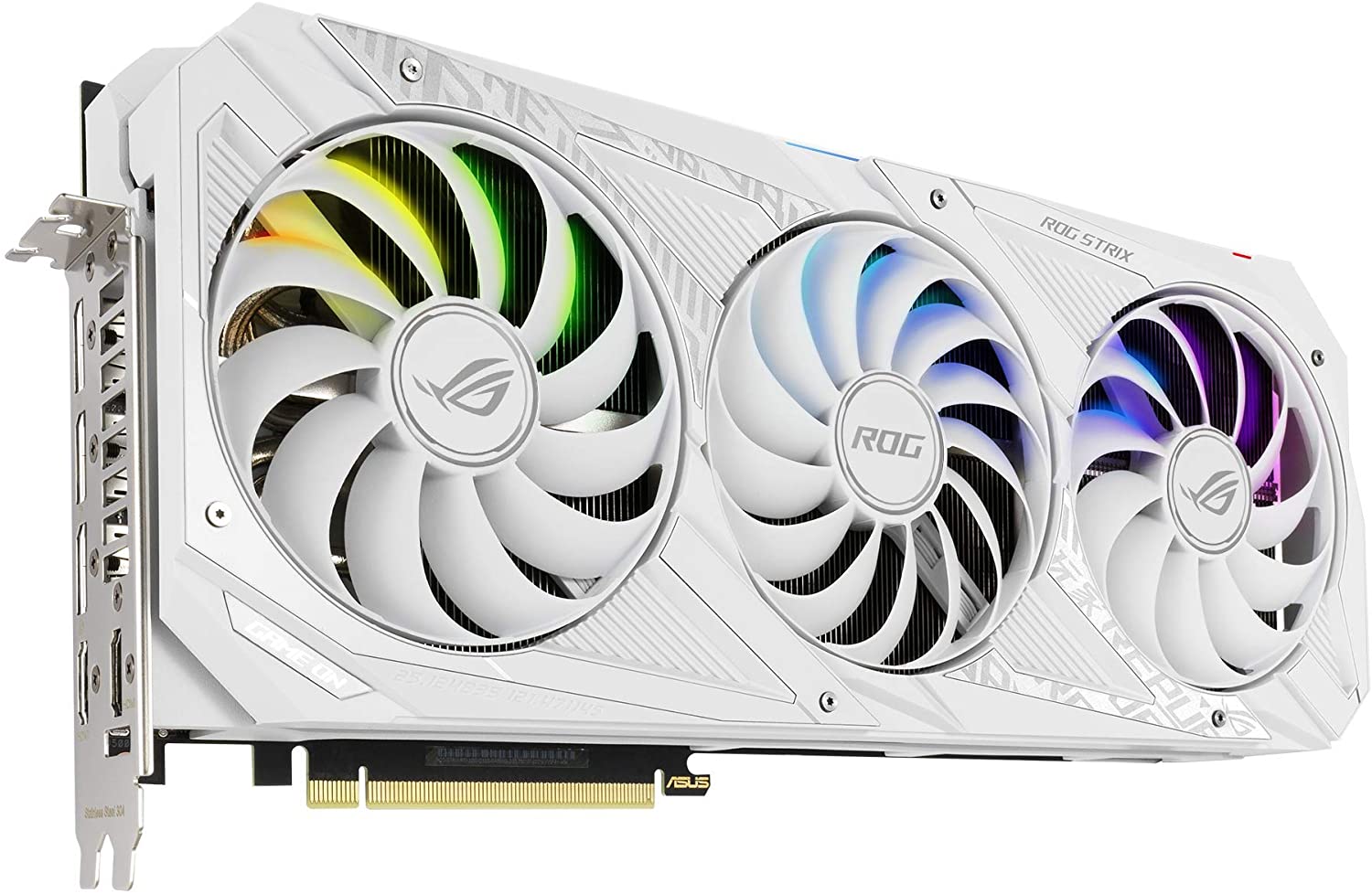 Asus ROG Strix GeForce RTX 3090 White OC 24GB GDDR6X 384-Bit Triple Fan Graphics Card (ROG-STRIX-RTX3090-O24G-WHITE) - Image 2