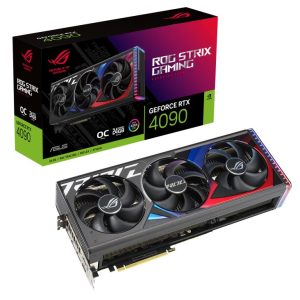 Asus ROG Strix GeForce RTX 4090 OC Edition 24GB GDDR6X 384-Bit Triple Fan Graphics Card (ROG-STRIX-RTX4090-O24G-GAMING)