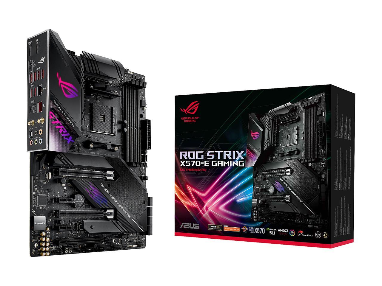 Asus ROG Strix X570-E Gaming (Wi-Fi) Motherboard For AMD 2nd/ 3rd/ 1st Gen Ryzen Processors - AM4 Socket