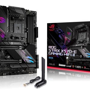 Asus ROG Strix X570-E GAMING WIFI II Motherboard for 5000/ 5000G/ 4000G/ 3000/ 3000G/ 2000/ 2000G Series Processors - AM4 Socket