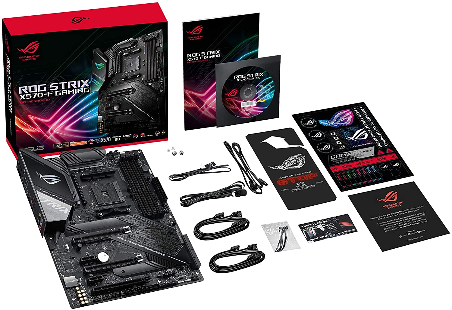 Asus ROG Strix X570-F Gaming Motherboard For AMD 2nd/ 3rd/ 1st Gen Ryzen Processors - AM4 Socket - Image 4
