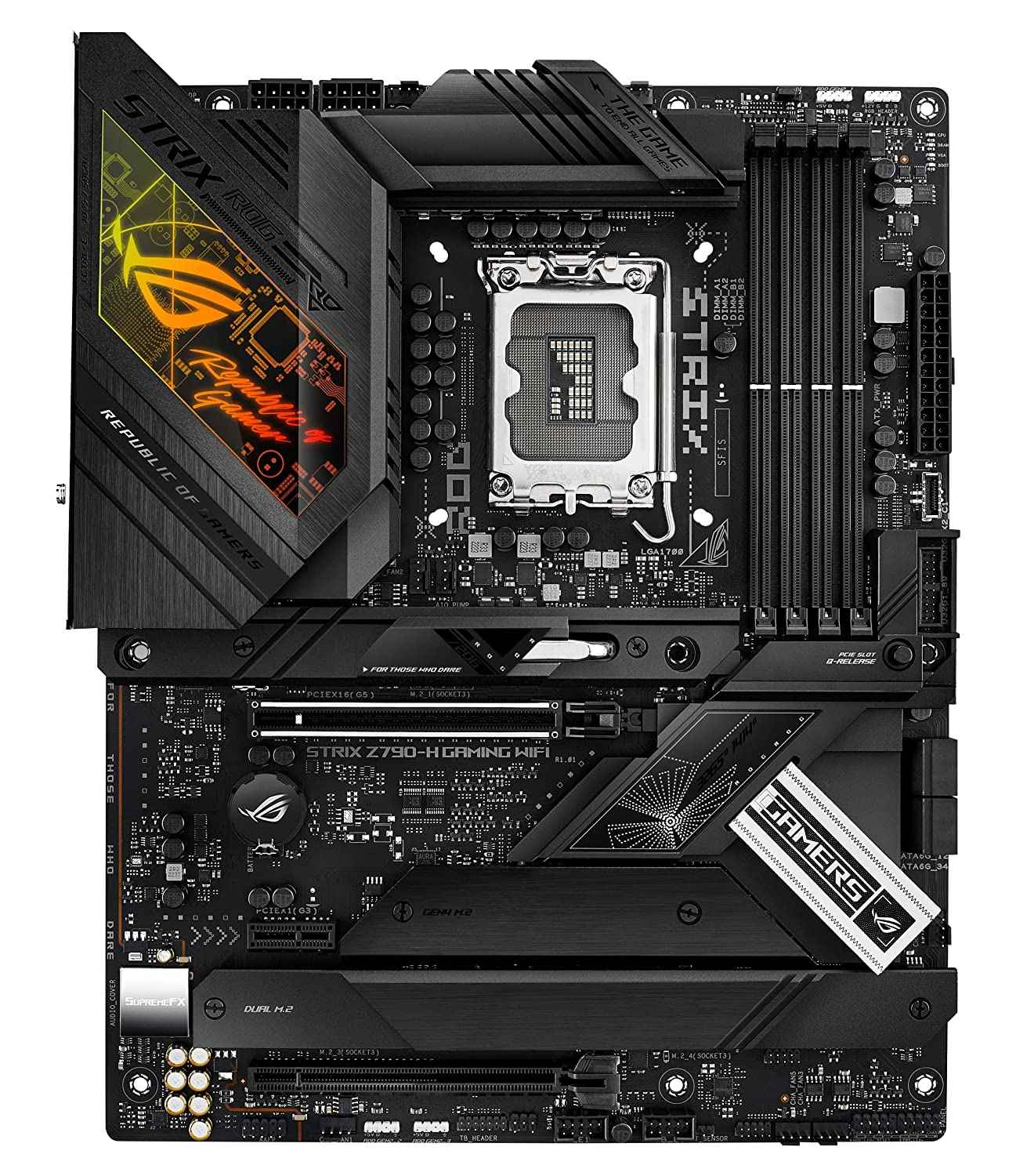 Asus ROG Strix Z790-H Gaming WiFi Motherboard for Intel 12th & 13th Gen Processors - LGA1700 Socket - Image 2