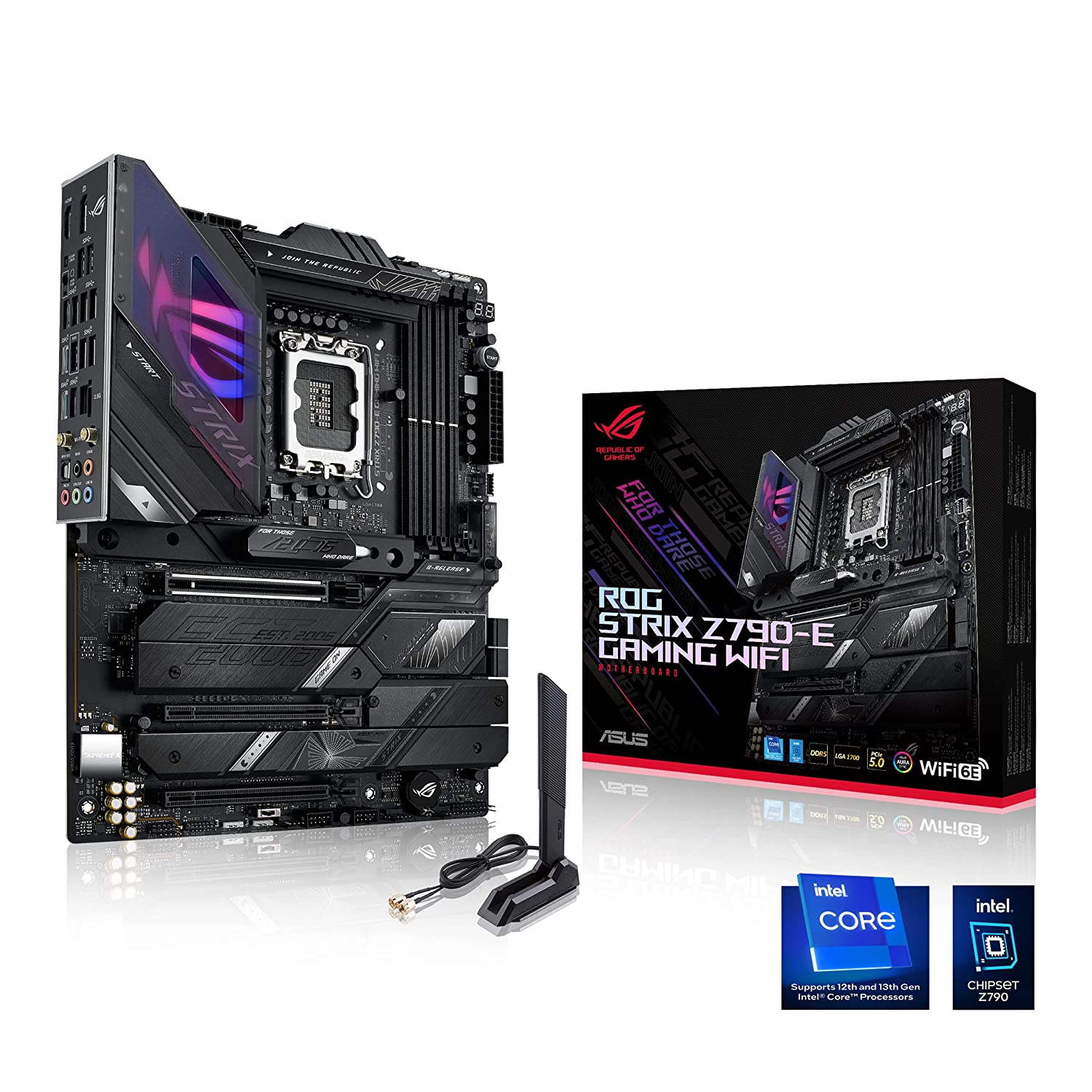 Asus ROG STRIX Z790-E GAMING WIFI Motherboard for Intel 12th & 13th Gen Processors - LGA1700 Socket
