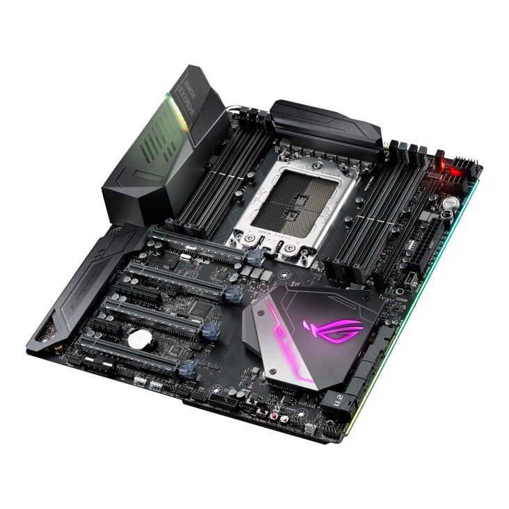 Asus ROG Zenith Extreme AMD X399 EATX Gaming Motherboard for 1st & 2nd Gen AMD Ryzen Threadripper Processors - Socket TR4 - Image 3
