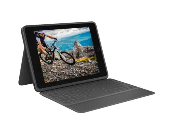 Logitech Rugged Folio Protective Keyboard Case for iPad (7th, 8th and 9th Gen)