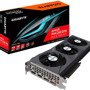 Gigabyte Radeon RX 6700 XT EAGLE 12G 12GB GDDR6 192-Bit Triple Fan Graphics Card (GV-R67XTEAGLE-12GD)