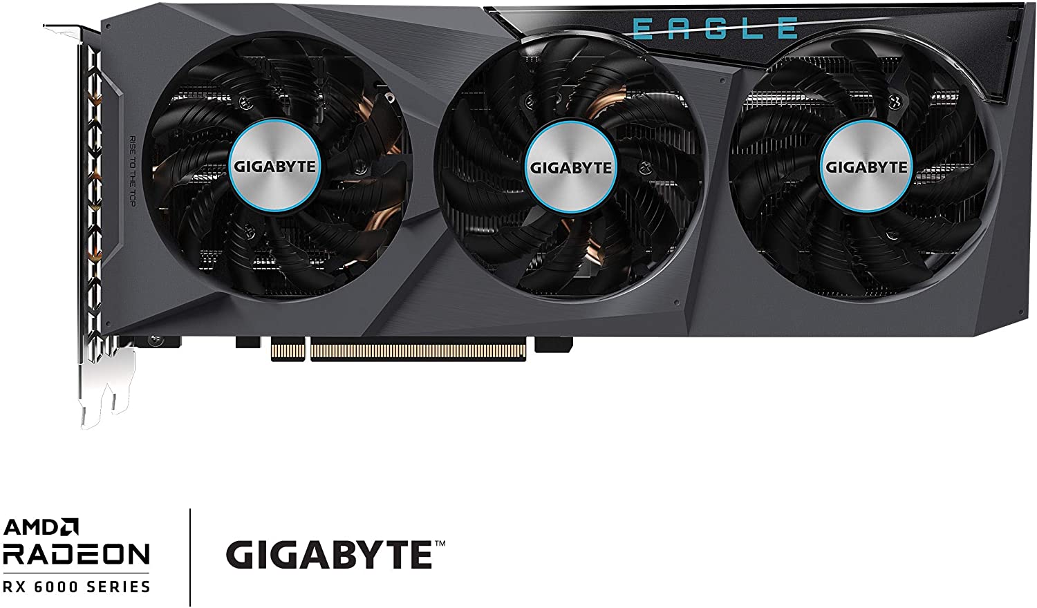 Gigabyte Radeon RX 6700 XT EAGLE 12G 12GB GDDR6 192-Bit Triple Fan Graphics Card (GV-R67XTEAGLE-12GD) - Image 2