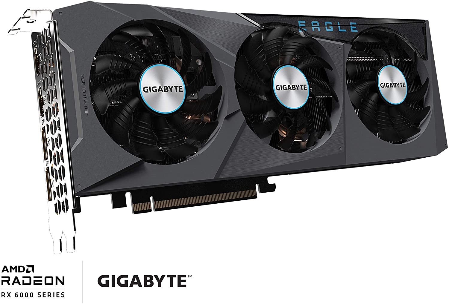 Gigabyte Radeon RX 6700 XT EAGLE 12G 12GB GDDR6 192-Bit Triple Fan Graphics Card (GV-R67XTEAGLE-12GD) - Image 3