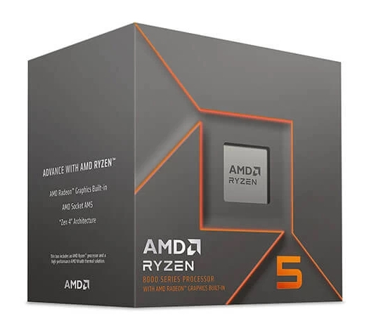 AMD Ryzen 5 8500G Processor With Radeon Graphics (6 Cores/ 12 Threads/ 5.0Ghz/ 4.1Ghz Turbo/ 16+6MB Cache/ AMD Radeon 740M Graphics/ Wraith Stealth Cooler) - AM5 Socket - Image 2