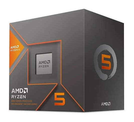AMD Ryzen 5 8600G Processor With Radeon Graphics (6 Cores/ 12 Threads/ 4.3Ghz/ 5.0Ghz Turbo/ 6+16MB Cache/ AMD Radeon 740M Graphics/ Wraith Stealth Cooler) - AM5 Socket