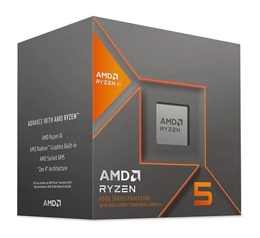 AMD Ryzen 5 8600G Processor With Radeon Graphics (6 Cores/ 12 Threads/ 4.3Ghz/ 5.0Ghz Turbo/ 6+16MB Cache/ AMD Radeon 740M Graphics/ Wraith Stealth Cooler) - AM5 Socket - Image 2
