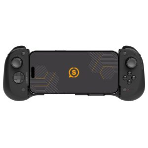 SCUF NOMAD Wireless iPhone Mobile Gaming Controller with Customizable Paddles/ Anti-Drift Thumbsticks/ Bluetooth 5.0 Connectivity/ PS Remote, Xbox Game Pass, Apple Arcade, Steam Link (Black)