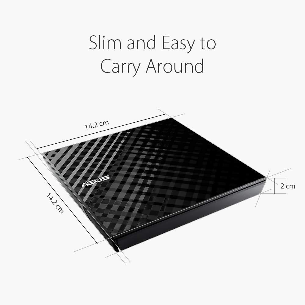 ASUS External Slim DVD Drive - 8X DVD Burner with M-DISC Support (SDRW-08D2S-U LITE) - Image 4