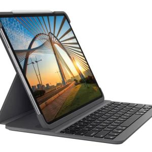 Logitech SLIM FOLIO PRO Backlit Bluetooth Keyboard Case for iPad Pro 12.9-inch (3rd and 4th gen) - Graphite