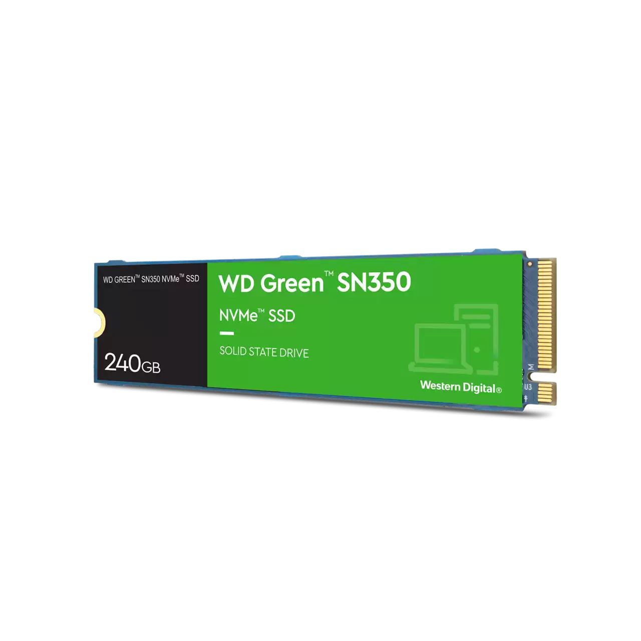 Western Digital WD Green SN350 NVMe 240GB SSD (WDS240G2G0C) - Upto 2400MB/S, 3 Yr Warranty, PCIe Gen 3 NVMe M.2 (2280) - Image 3