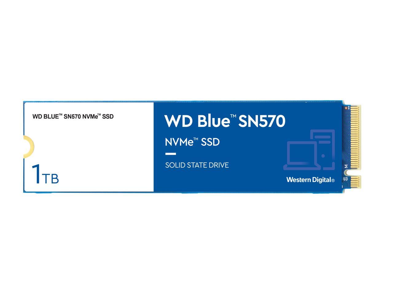 Western Digital WD Blue SN570 NVMe 1TB SSD (WDS100T3B0C) - Upto 3500MB/s, with Free 1 Month Adobe Creative Cloud Subscription, 5 Yr Warranty, PCIe Gen 3 NVMe M.2 (2280) - Image 2
