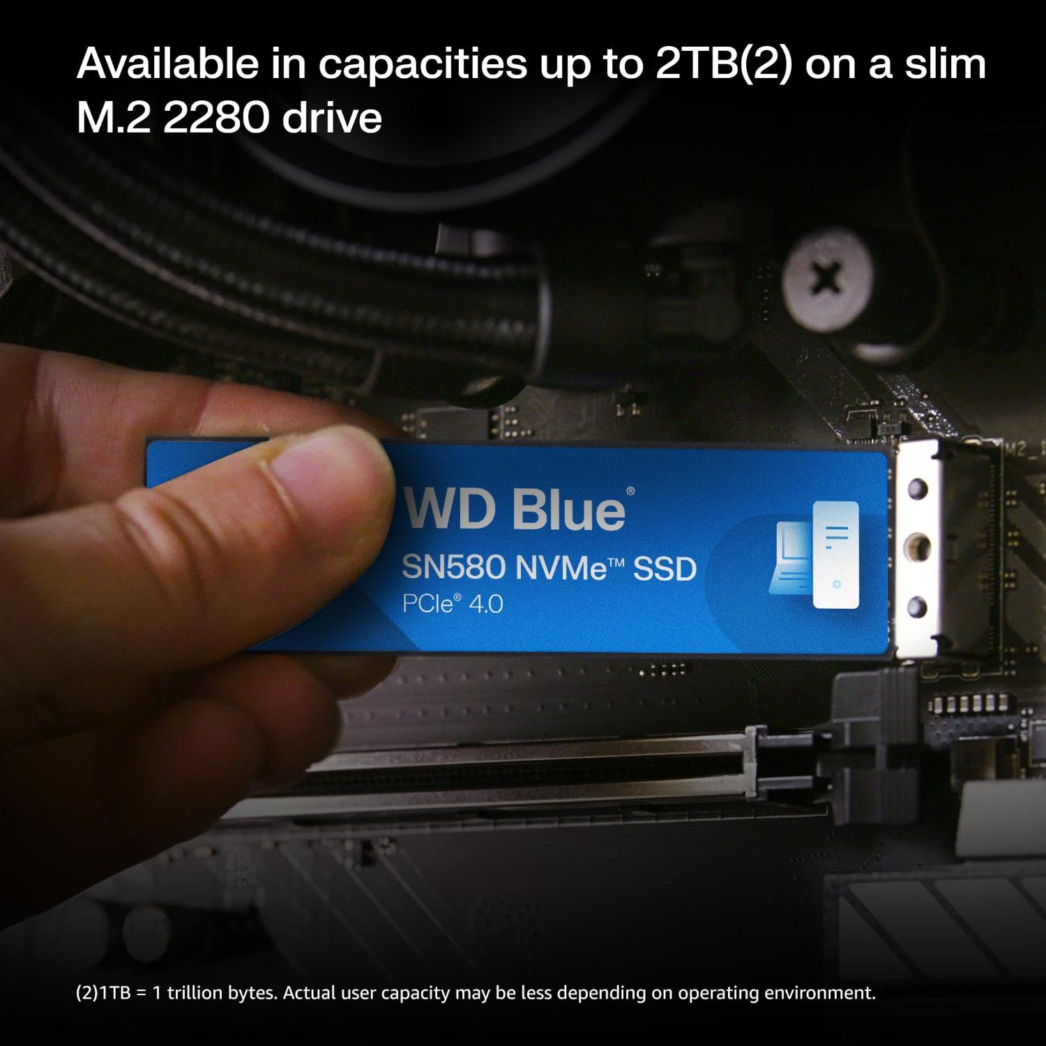Western Digital WD Blue SN580 PCIe Gen 4 NVMe SSD Internal Storage, 500GB - Image 3