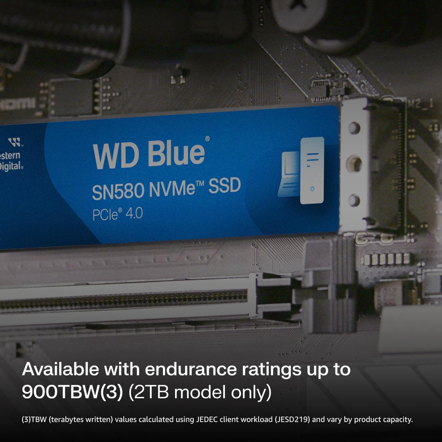 Western Digital WD Blue SN580 PCIe Gen 4 NVMe SSD Internal Storage, 500GB - Image 5