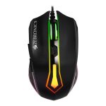 Zebronics Sniper Wired Gaming Mouse with 6 Buttons, Multicolor LED Lights, High Precision, DPI Switch with 800/1200/1600/2400 DPI?s, 1 Million Clicks, 87 Grams Light Mouse