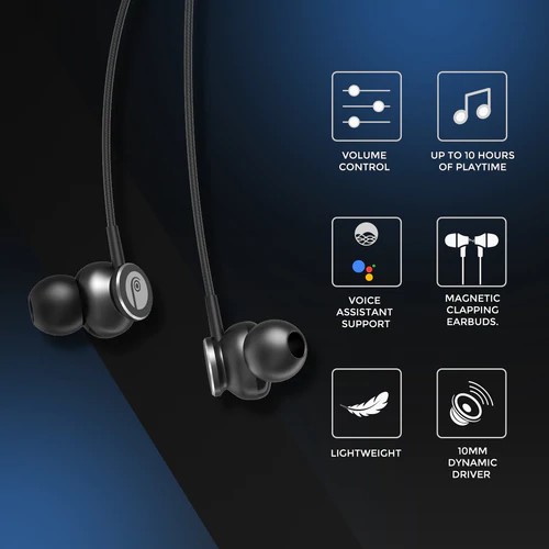 Just Corseca Superflex Stereo HD Neckband with upto 10 hours of Playtime - Image 2