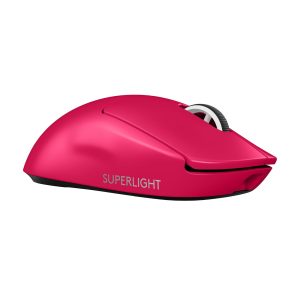 Logitech G PRO X Superlight 2 Lightspeed Wireless Gaming Mouse, Lightweight, LIGHTFORCE Hybrid Switches, Hero 2 Sensor, 32,000 DPI, 5 Programmable Buttons, USB-C Charging, PC and Mac - Magenta