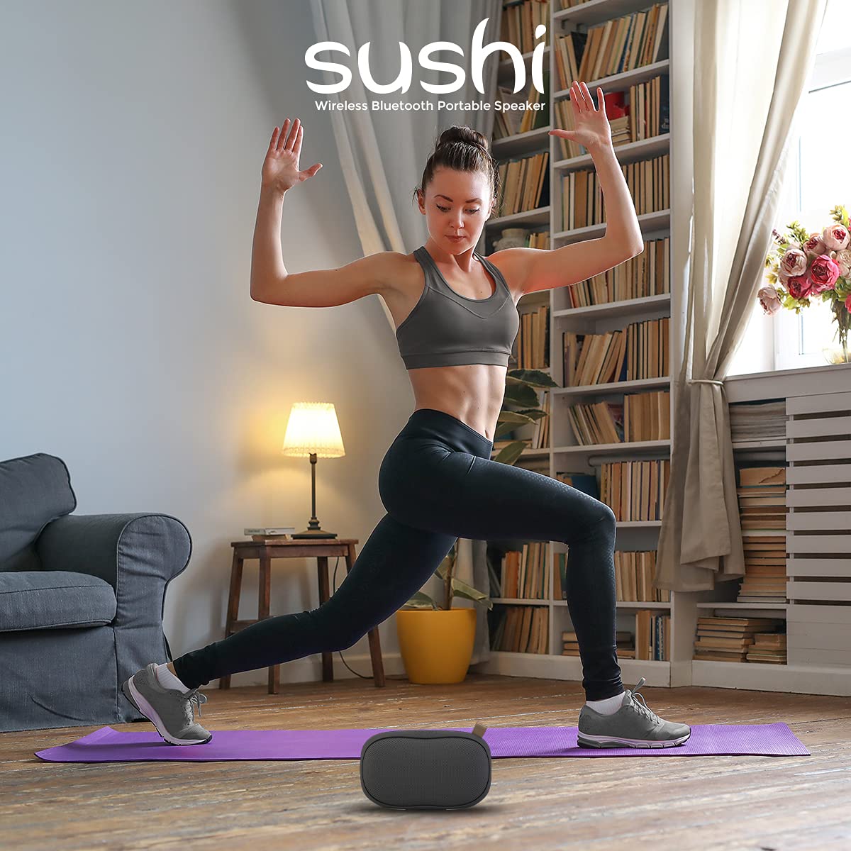 Just Corseca Sushi (Black) Wireless Bluetooth Portable Speaker - Image 3