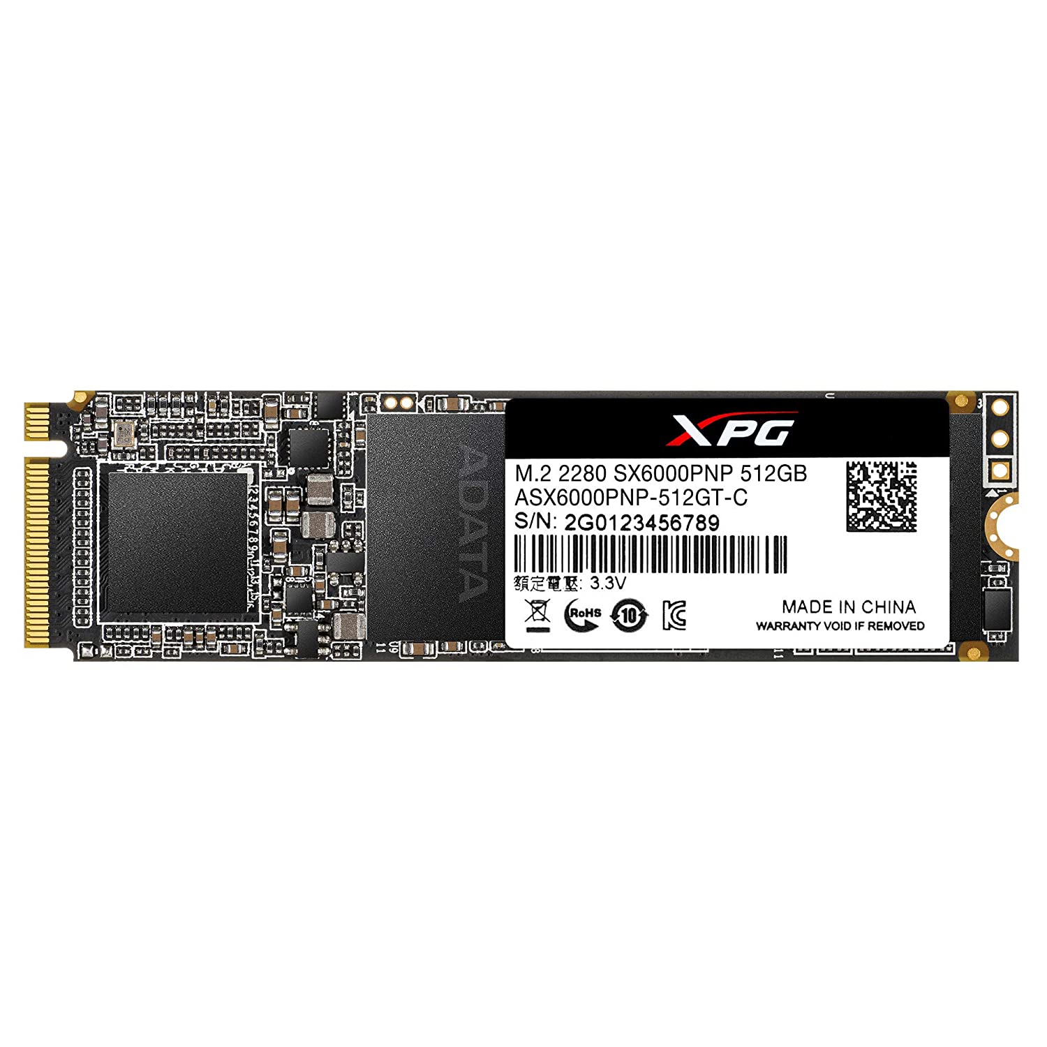Adata XPG SX6000 Pro 512GB PCIe Gen3x4 M.2 2280 SSD