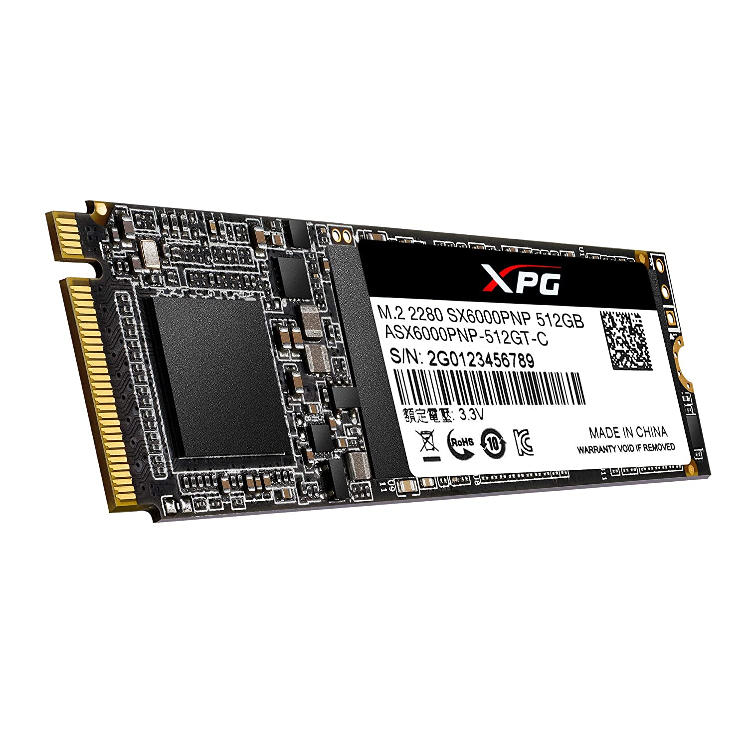 Adata XPG SX6000 Pro 512GB PCIe Gen3x4 M.2 2280 SSD - Image 3