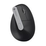 Portronics Toad Ergo Vertical Advanced Wireless Ergonomic Mouse 2.4Ghz, 6D Button/ Wrist Support/ Adjustable DPI Upto 1200/ Supports Hand Posture (Black)