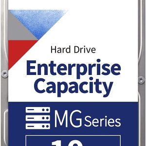 Toshiba 10TB Enterprise Hard Drive - 7200 RPM/ 256MB Cache/ 3.5-Inch/ 512e/ SATA 6Gb/s (MG06ACA10TE)