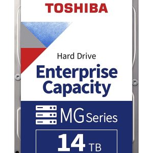 Toshiba 14TB Enterprise Hard Drive - 7200 RPM/ 256MB Cache/ 3.5-Inch/ 512e/ SATA 6Gb/s (MG07ACA14TE)
