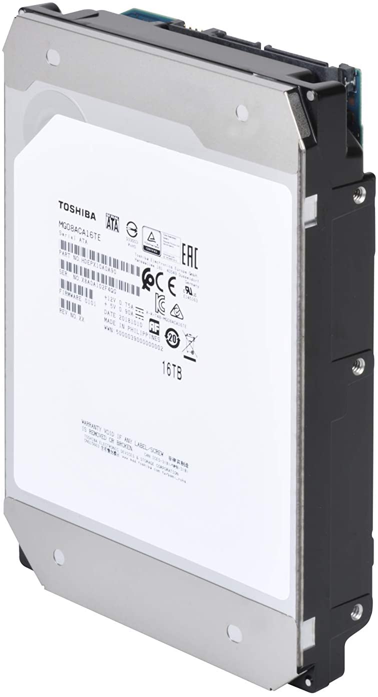Toshiba MG08ACA16TE 16TB Enterprise Hard Drive (MG08 Series/ 7200 RPM/ 512e/ 3.5 inch Internal/ SATA 6Gb/s) - Image 2