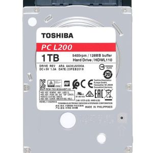 Toshiba L200 1TB Laptop Hard Drive - 5400 RPM/ 2.5 inch (ST1000LM048)