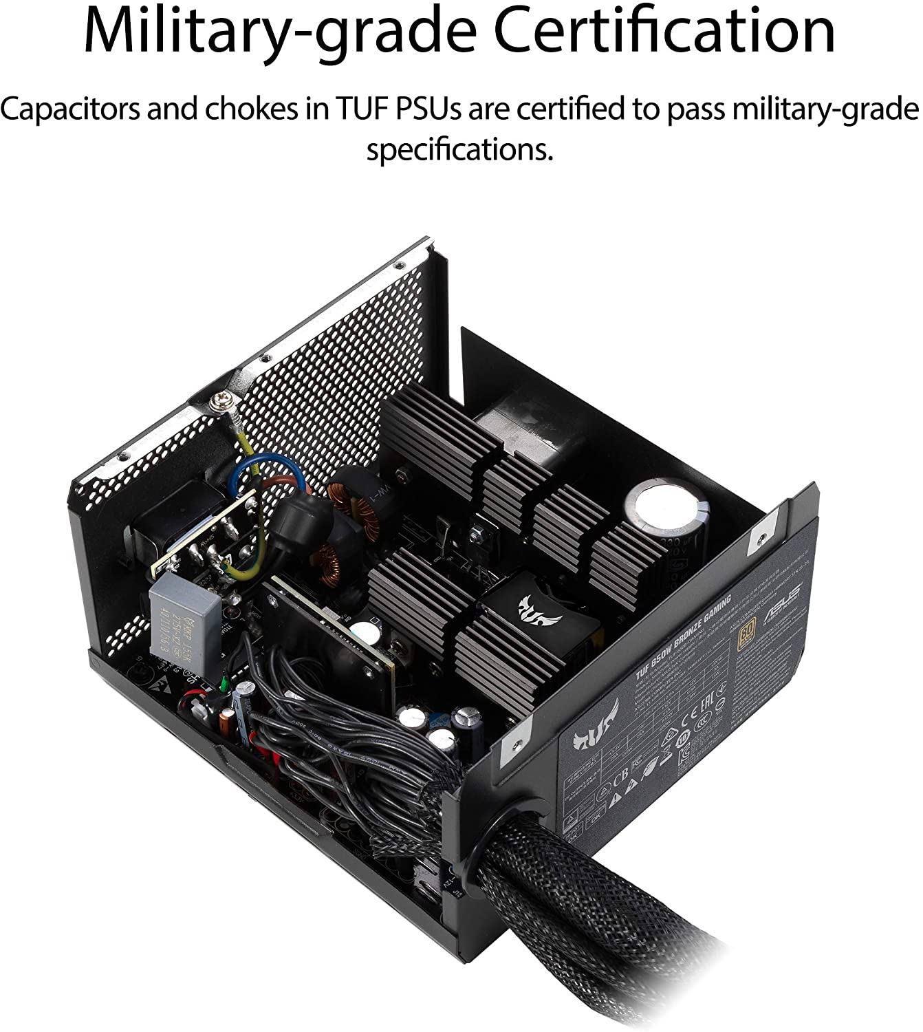 Asus TUF Gaming 650W 80-Plus Bronze PSU (TUF-GAMING-650B) - Image 2