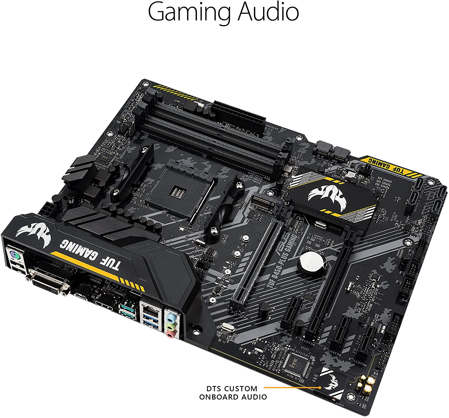 Asus TUF B450-PLUS GAMING Motherboard for AMD Ryzen 5000/ 4000 G/ 3rd/2nd/1st Gen Series Processors - AM4 Socket - Image 4