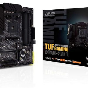 Asus TUF GAMING B450M-PRO II Motherboard For AMD 5000/ 5000 G/ 4000 G/ 3rd/2nd/1st Gen Ryzen Series Processors - AM4 Socket