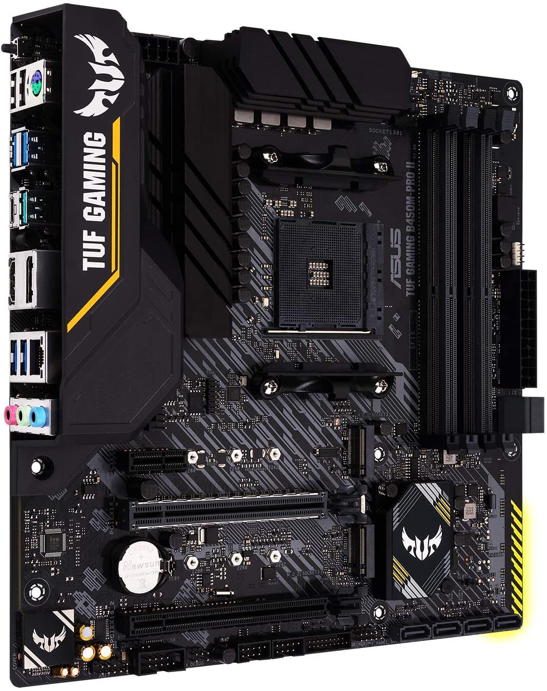 Asus TUF GAMING B450M-PRO II Motherboard For AMD 5000/ 5000 G/ 4000 G/ 3rd/2nd/1st Gen Ryzen Series Processors - AM4 Socket - Image 3
